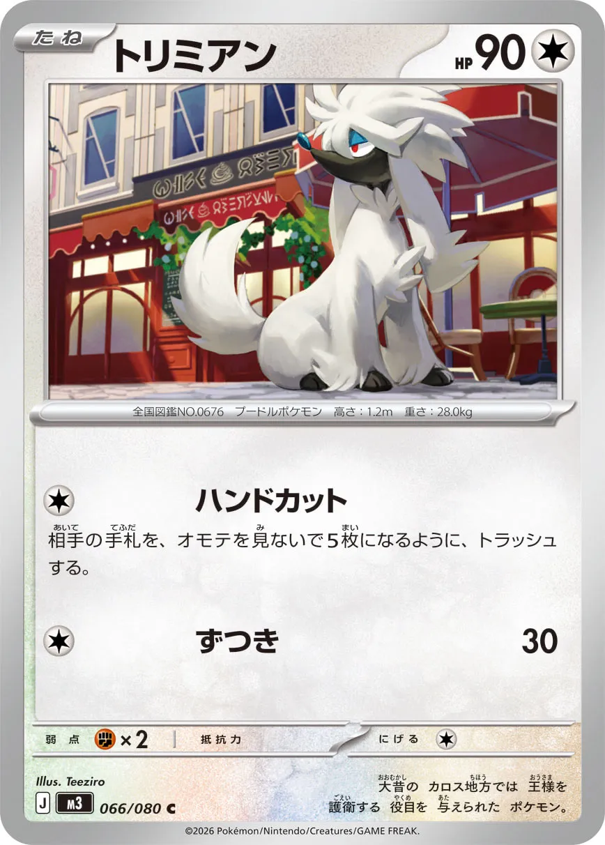 Furfrou Pokemon card