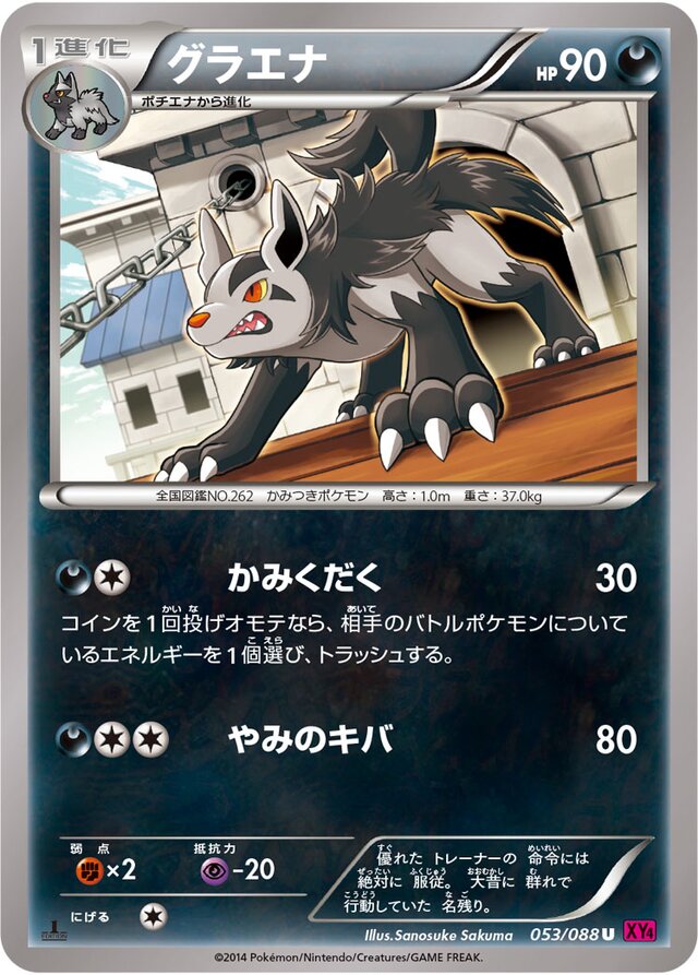 Mightyena Pokemon card