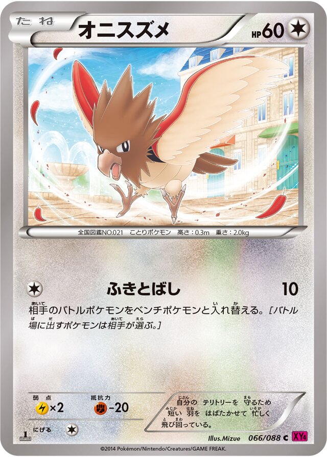 Spearow Pokemon card