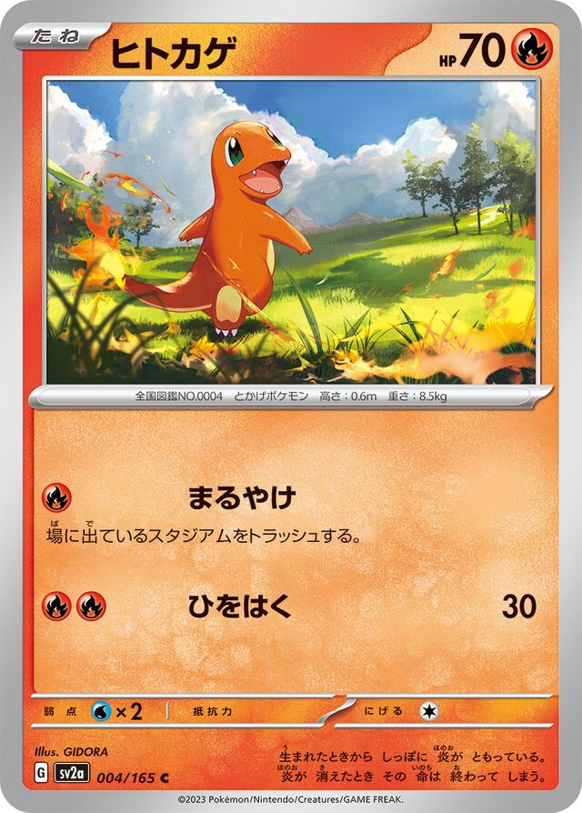 Charmander Pokemon card
