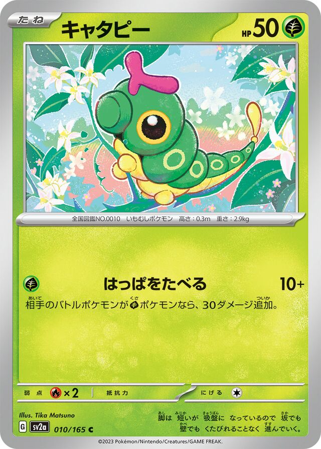 Caterpie Pokemon card