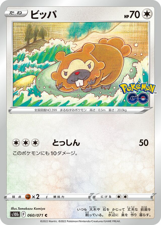 Bidoof Pokemon card