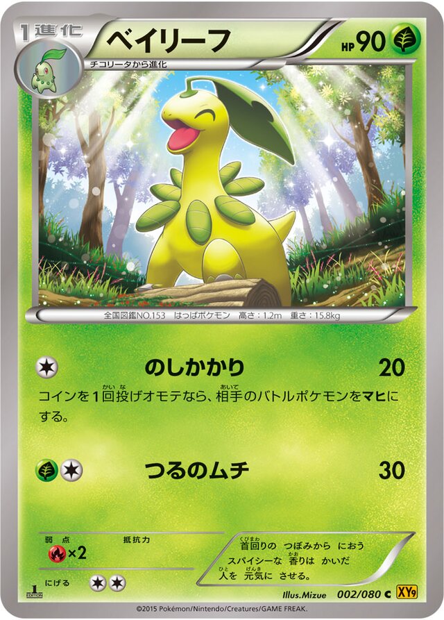 Bayleef Pokemon card