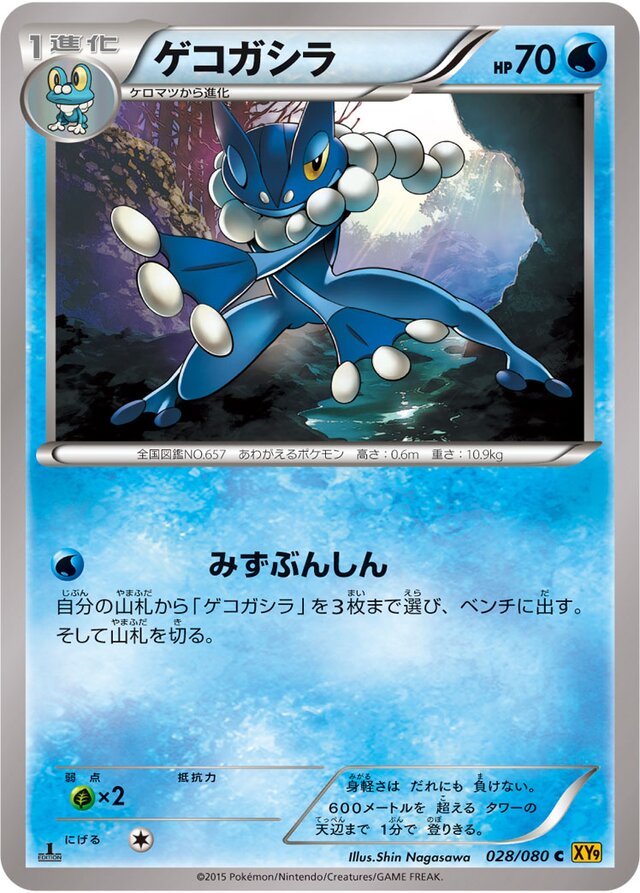 Frogadier Pokemon card