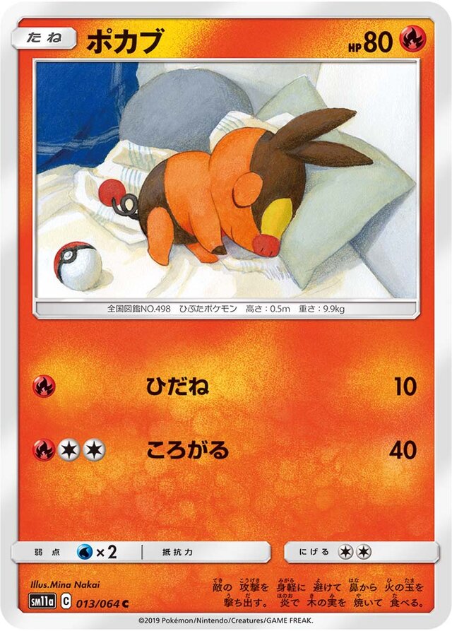 Tepig Pokemon card