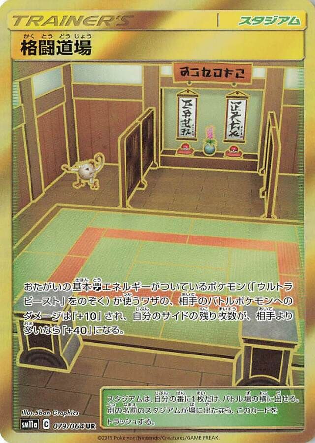 Martial Arts Dojo Pokemon card