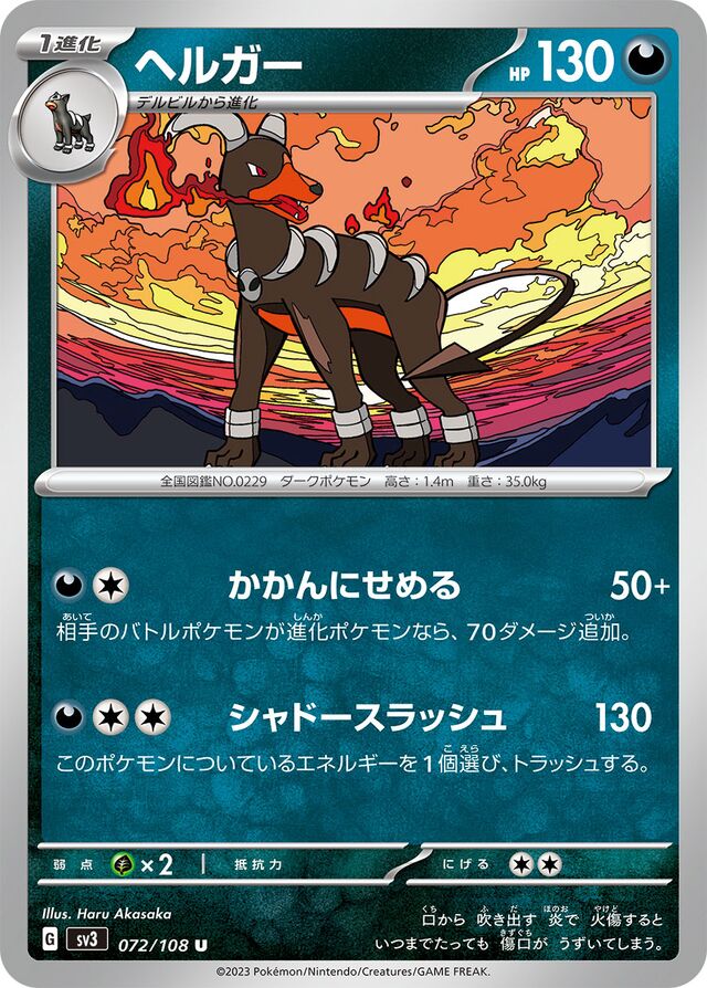 Houndoom Pokemon card