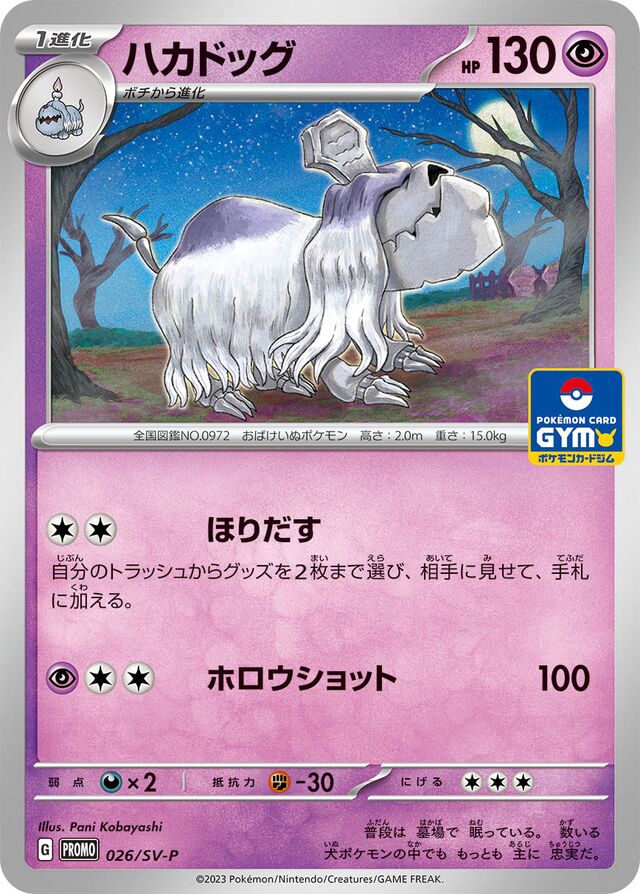 Houndstone Pokemon card