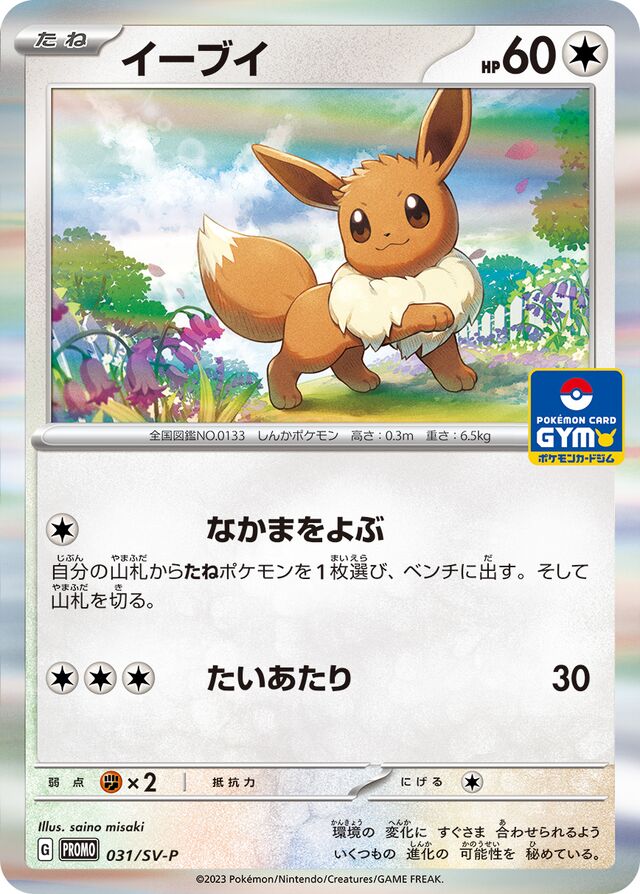 Eevee Pokemon card