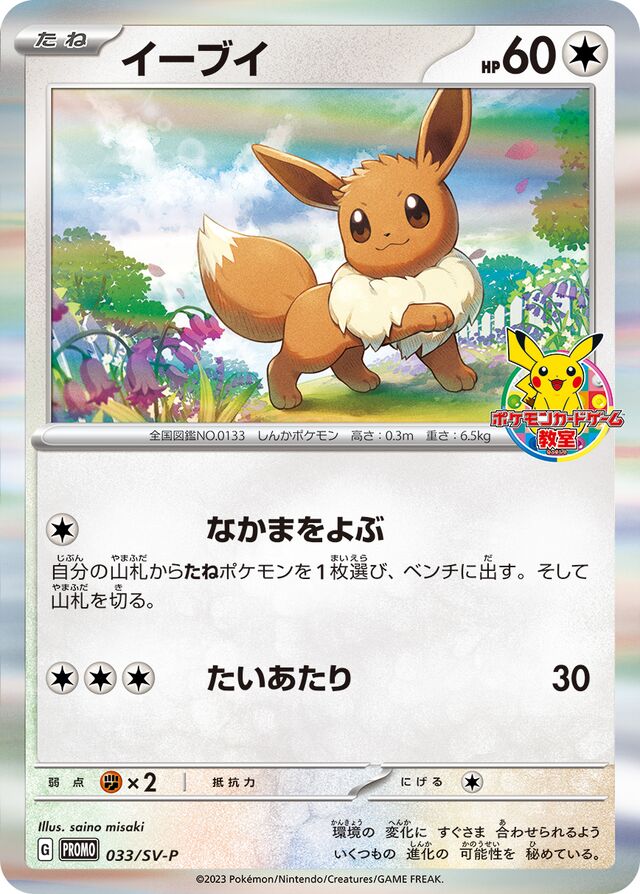 Eevee Pokemon card