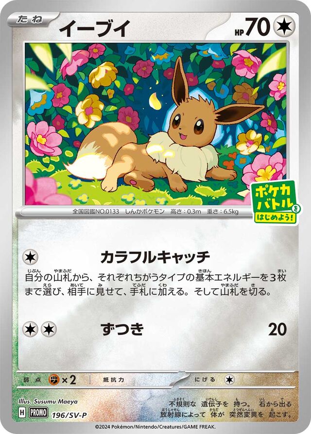 Eevee Pokemon card