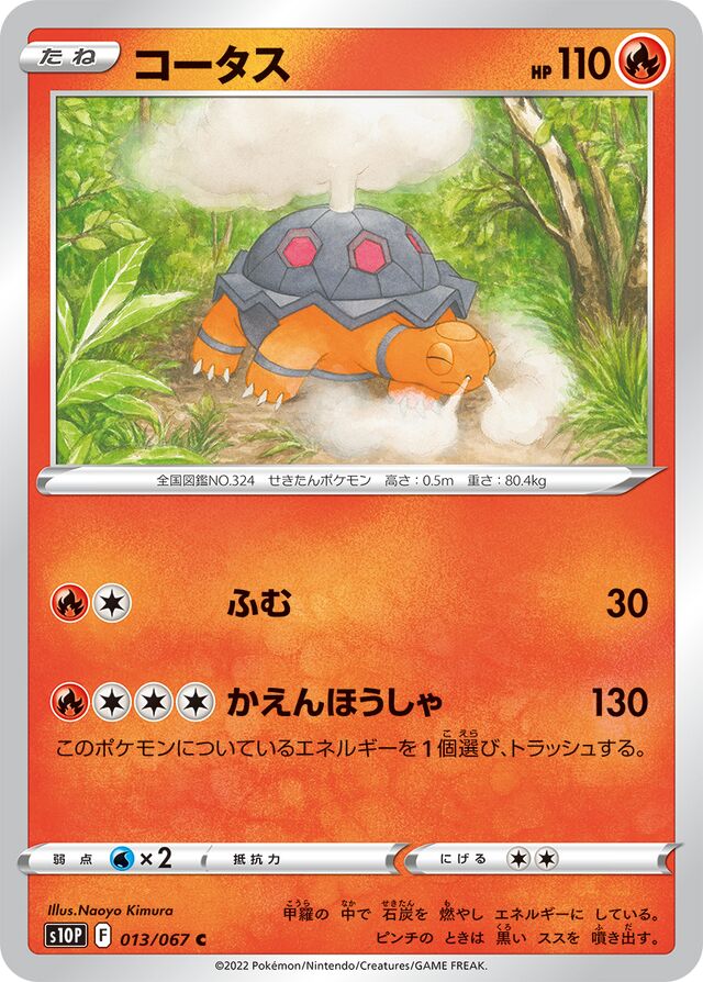 Torkoal Pokemon card