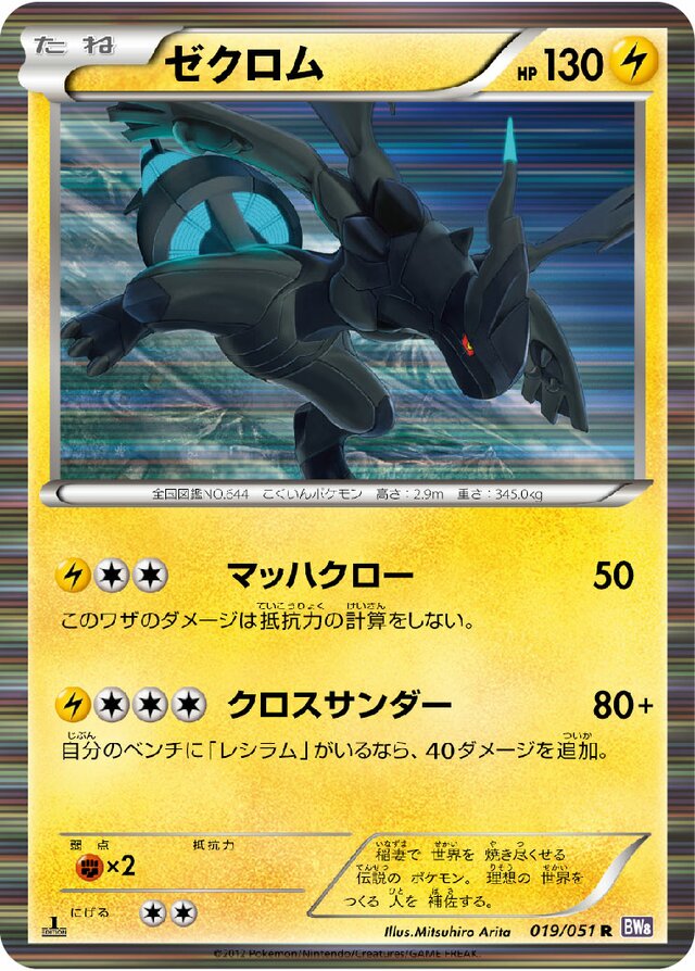 Zekrom Pokemon card
