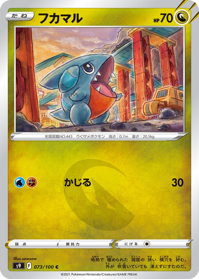 Gible Pokemon card