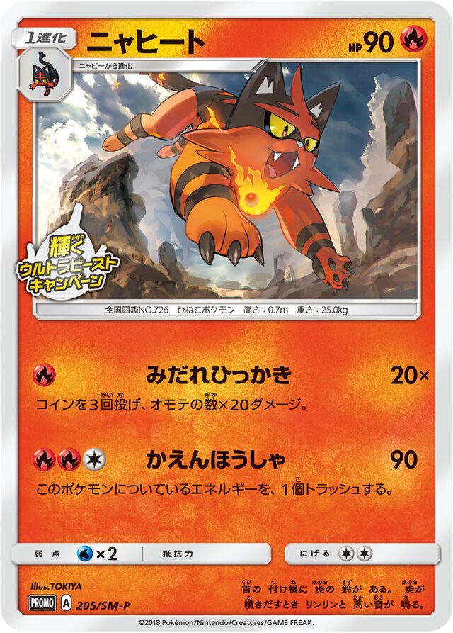 Torracat Pokemon card