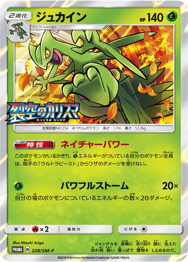 Sceptile Pokemon card