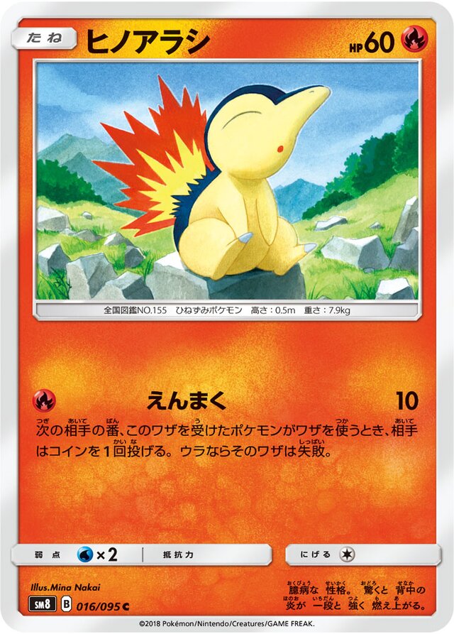 Cyndaquil Pokemon card