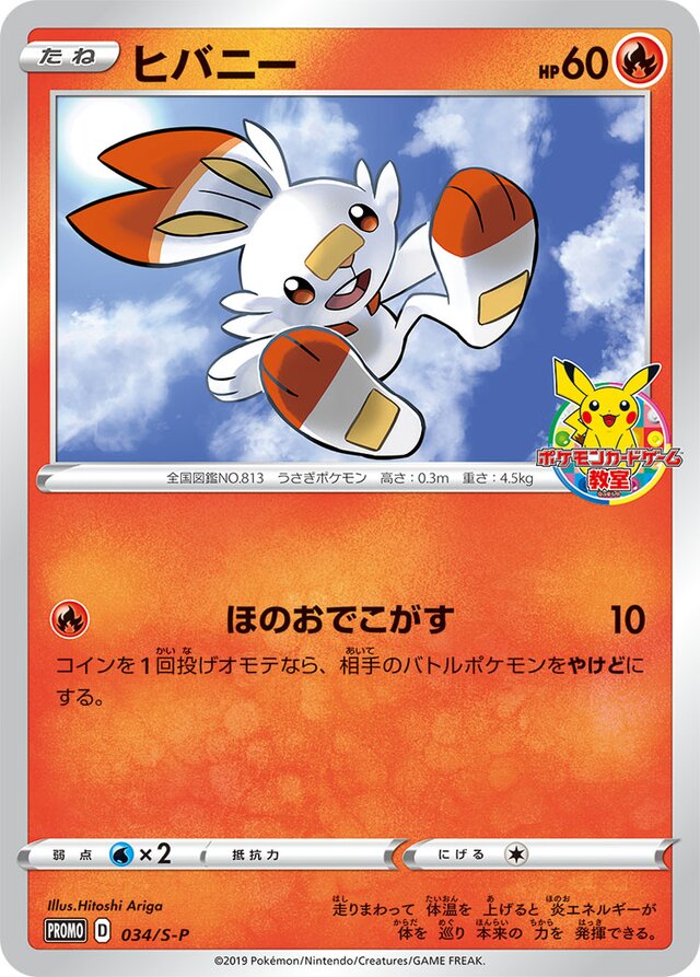 Scorbunny Pokemon card