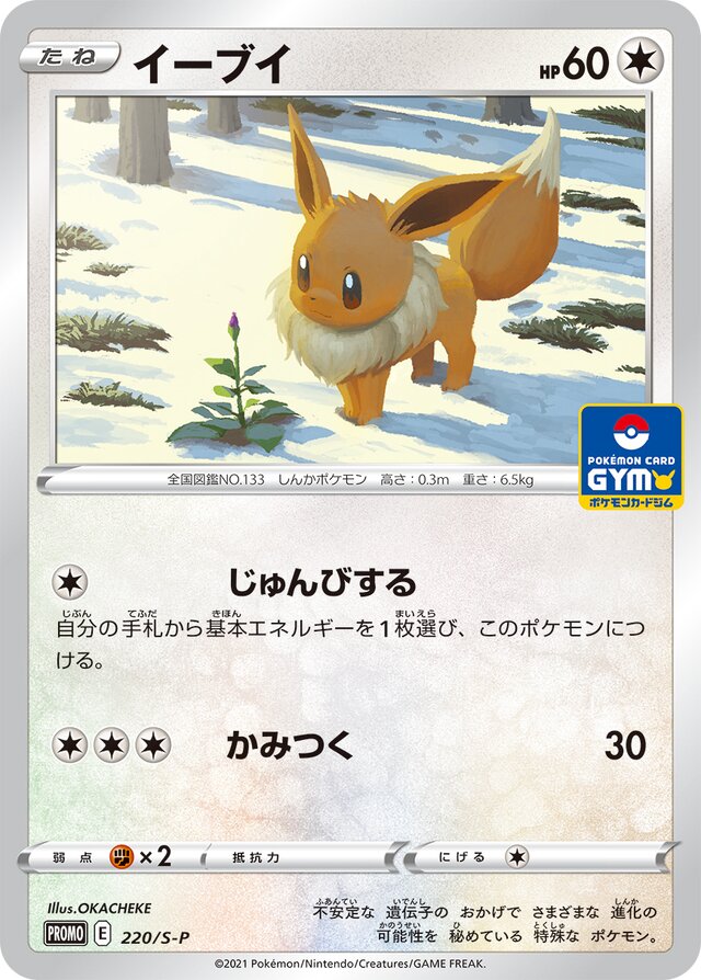 Eevee Pokemon card
