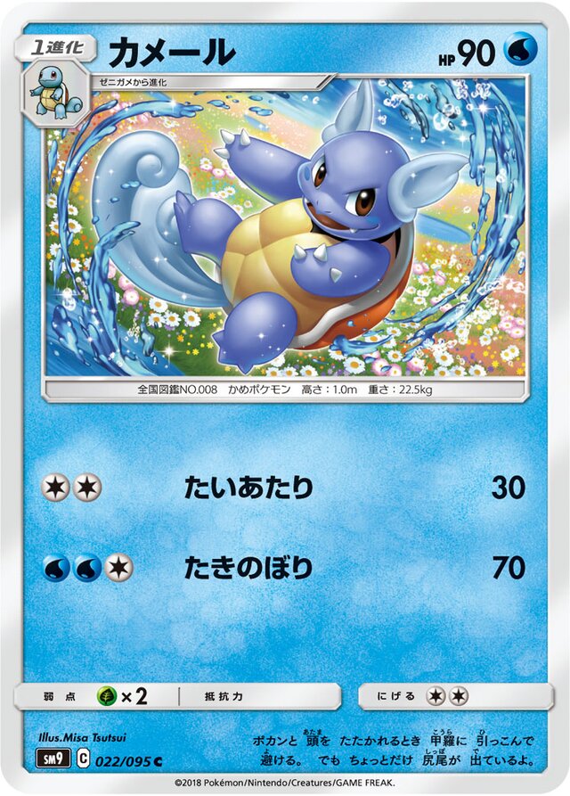 Wartortle Pokemon card