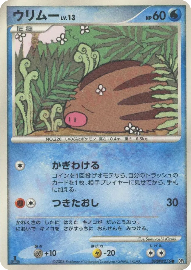 Swinub Pokemon card