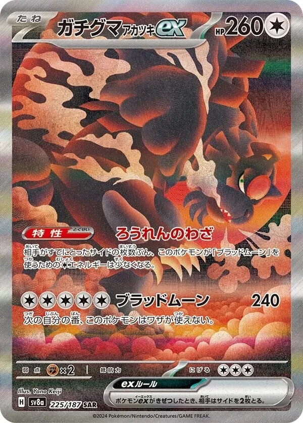 Bloodmoon Ursaluna ex Pokemon card