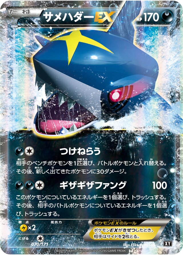 Sharpedo Pokemon card