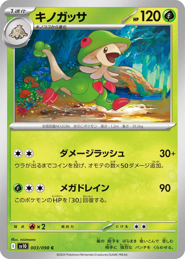 Breloom Pokemon card