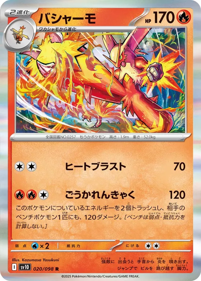 Blaziken Pokemon card