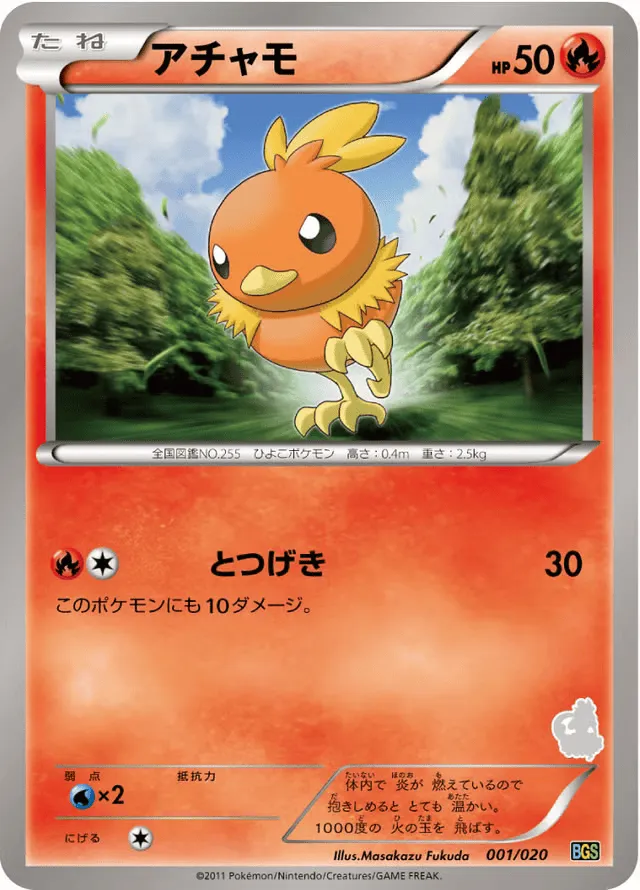 Torchic Pokemon card