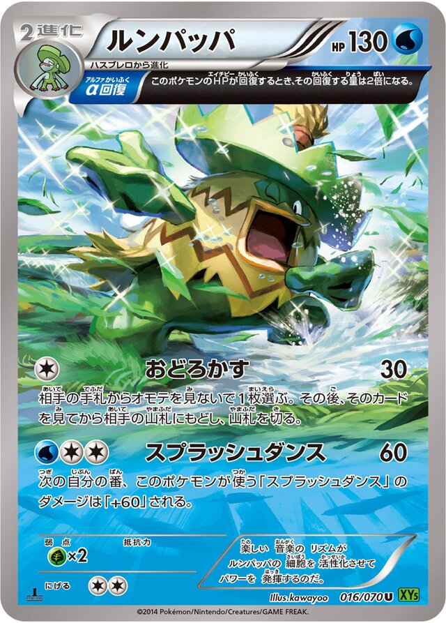 Ludicolo Pokemon card
