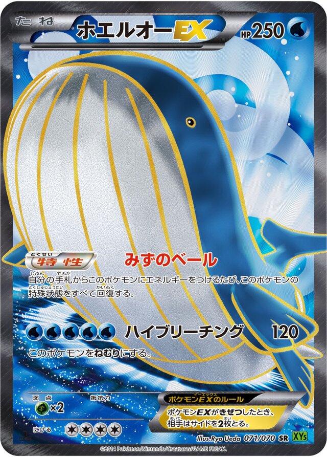 Wailord Pokemon card