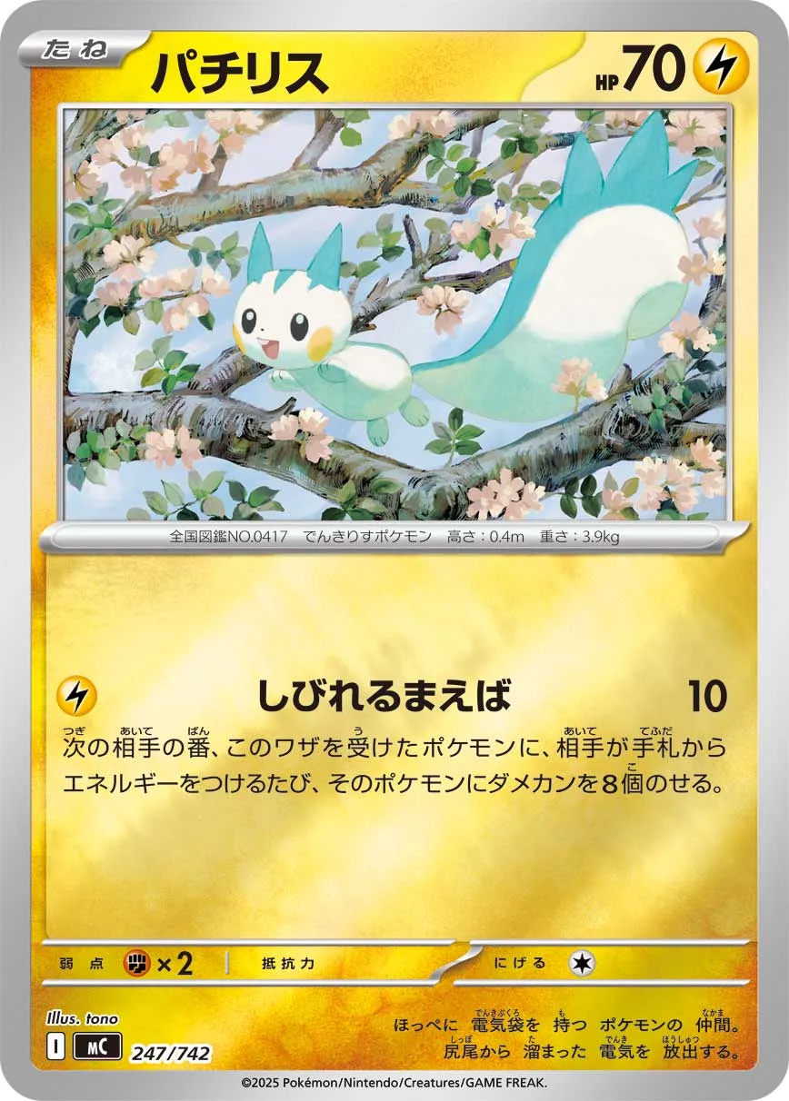 Pachirisu Pokemon card
