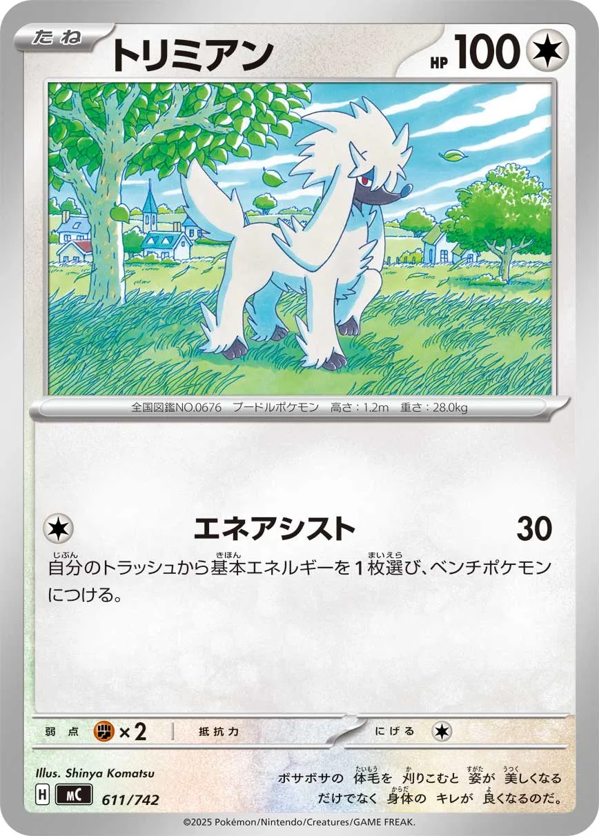 Furfrou Pokemon card