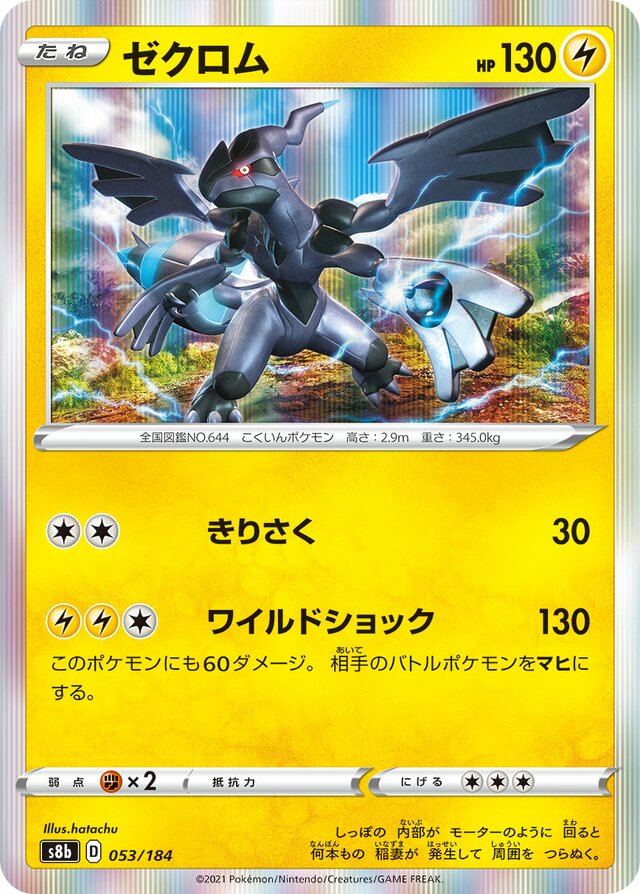 Zekrom Pokemon card