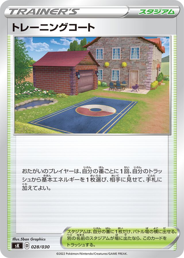 Training Court Pokemon card