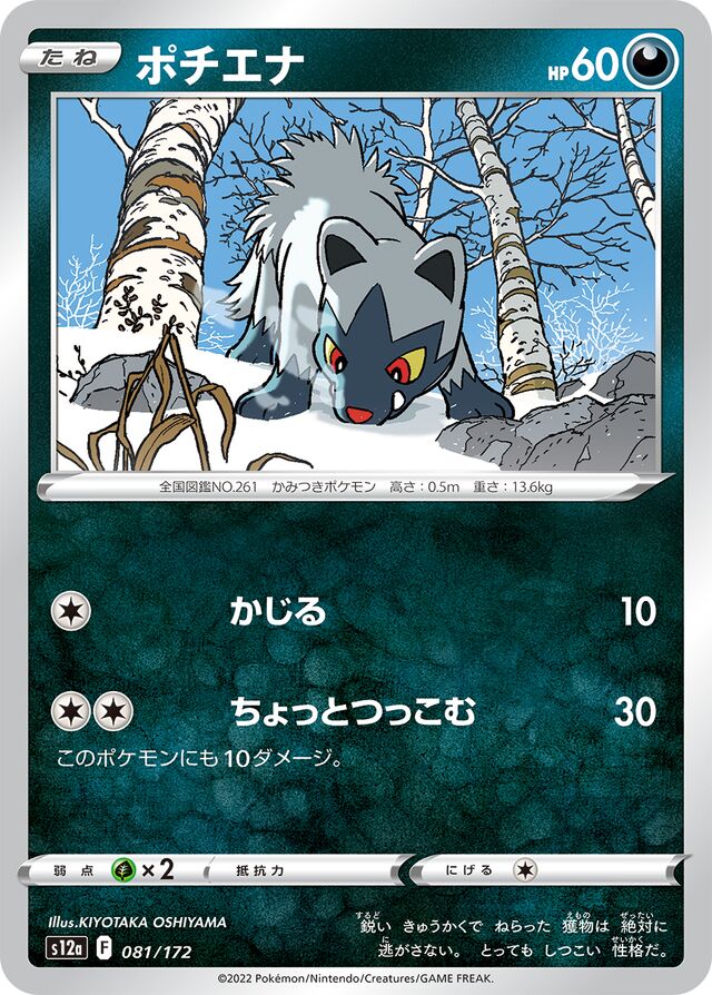 Poochyena Pokemon card