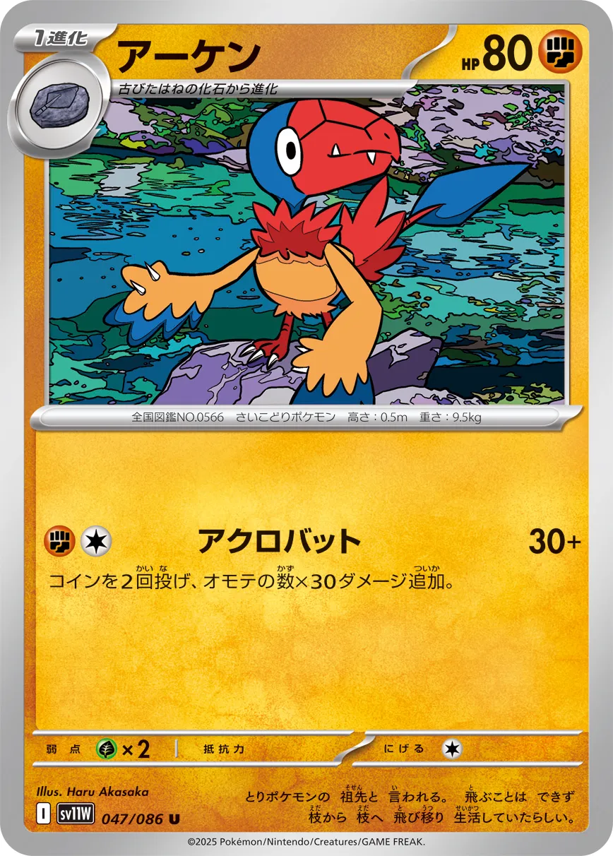 Archen Pokemon card