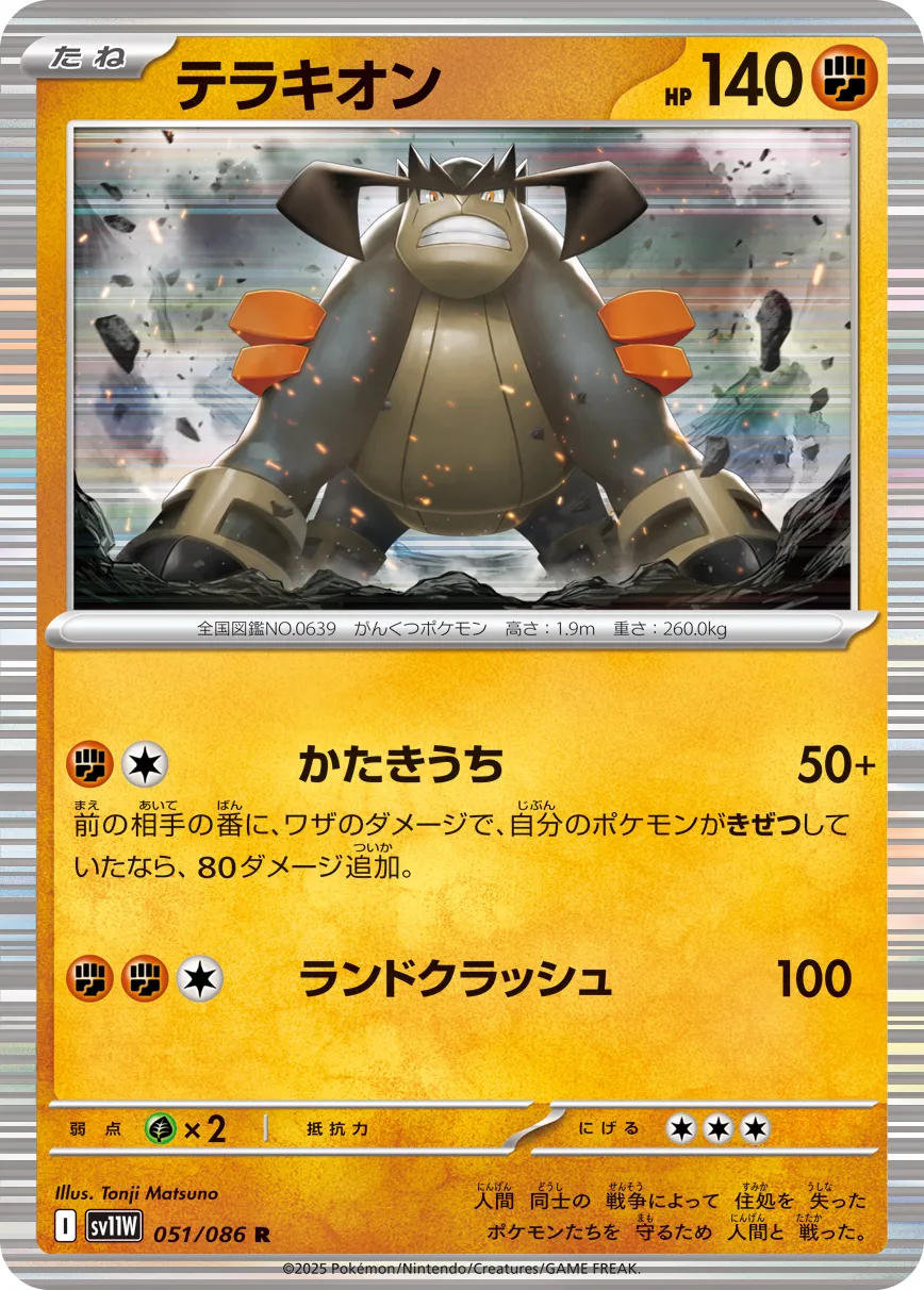 Terrakion Pokemon card