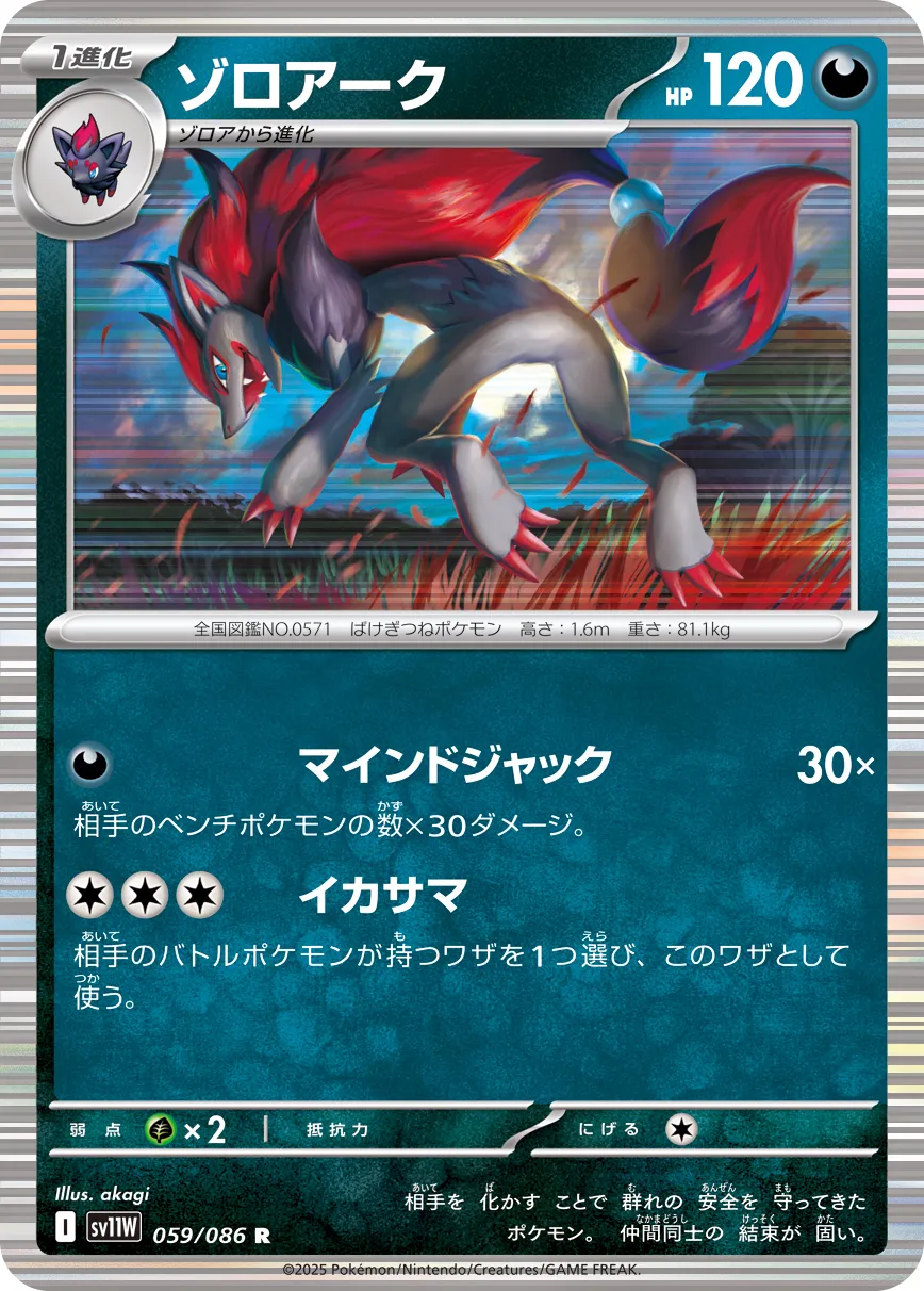 Zoroark Pokemon card