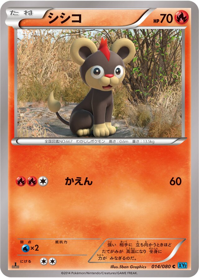 Litleo Pokemon card
