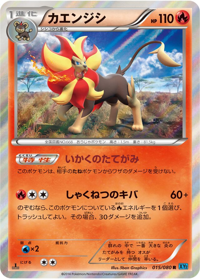 Pyroar Pokemon card