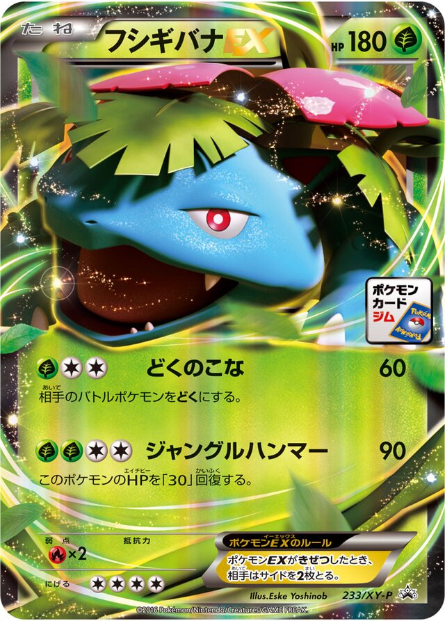 Venusaur-EX Pokemon card