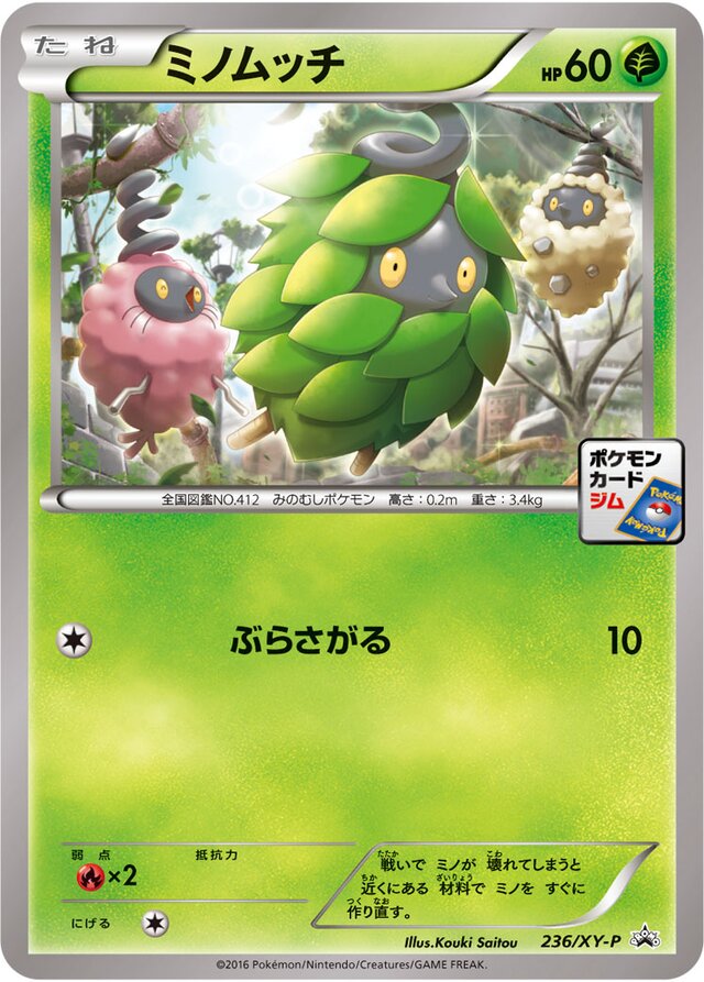 Burmy Pokemon card