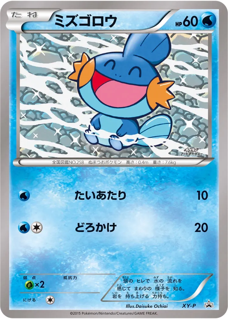 Mudkip #No. 381 — XY Promos Promo Japanese Pokemon card